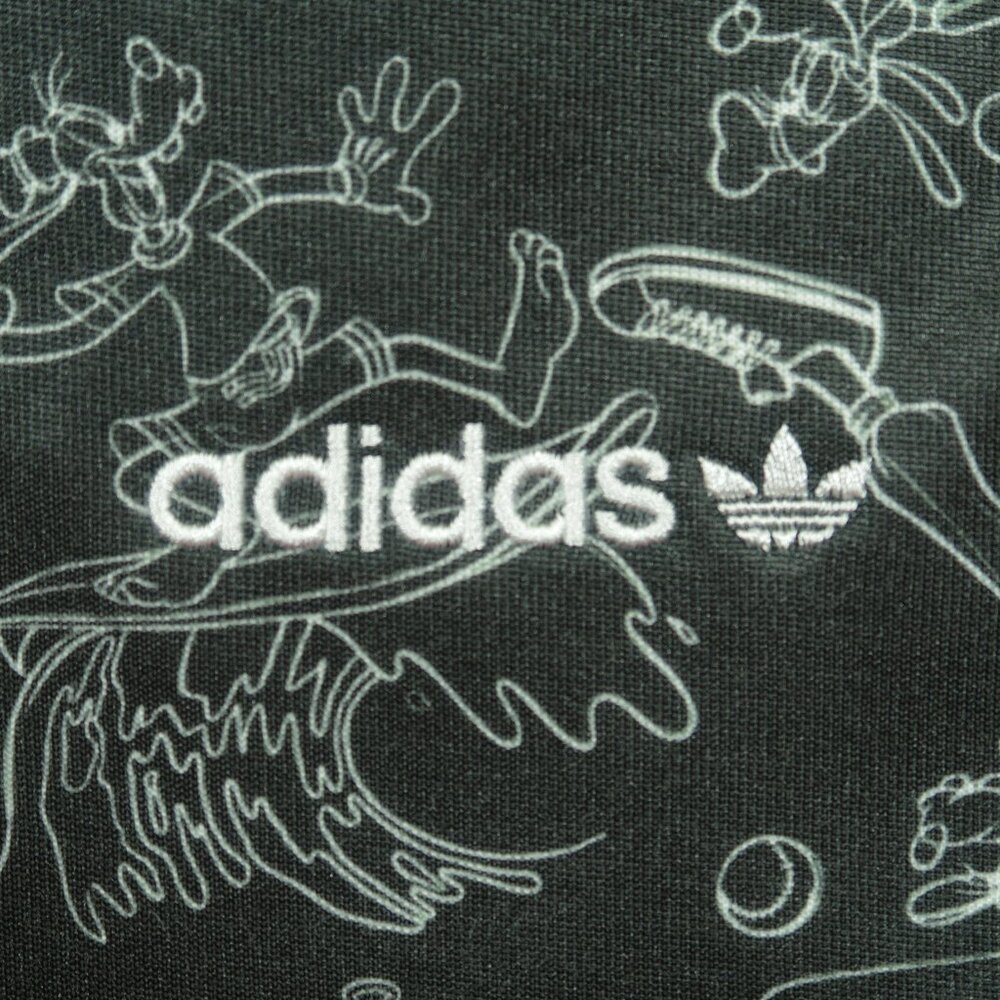 Adidas Disney Goofy Sst Jacket Mens L Black Long Sleeve New - Picture 5 of 10